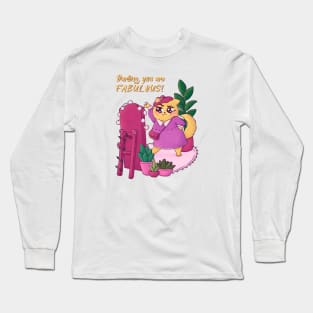 Darling You Are Fabulous Cat Lady Long Sleeve T-Shirt